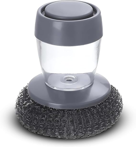 Premium Soap Dispensing Palm Brush for Cleaning