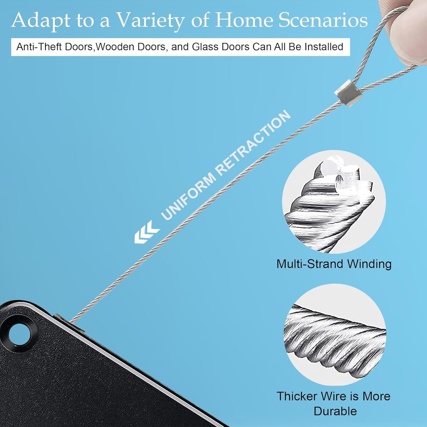 Self Adhesive Automatic Door Closer for Home & Office